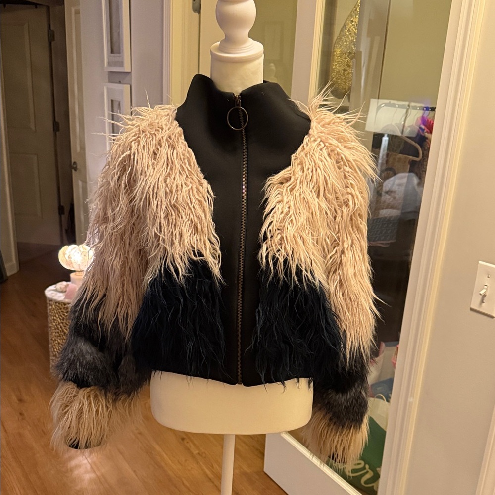 Young Fabulous & Broke Two-Tone Teddy Jacket